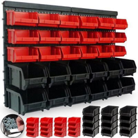 Pannello Da Parete Con 32 Box Portautensili