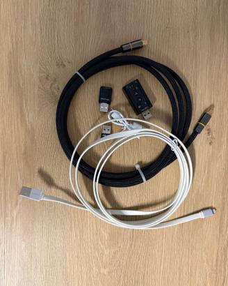 Lotto accessori PC / audio / rete