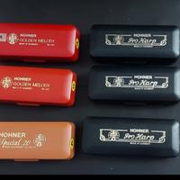 SET ARMONICHE M.HOHNER 6 PEZZI