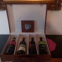 Portabottiglie in cuoio anni sessanta 