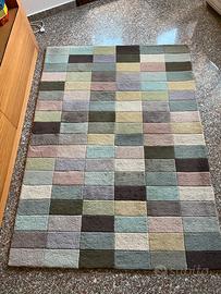 Tappeto 100% LANA fatto a mano 140x200 cm