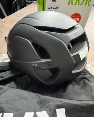 Kask Wasabi nero tg. L Casco ciclismo 4 stagioni