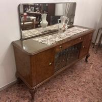 credenza con specchio anni 60