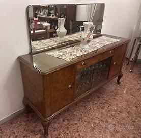 credenza con specchio anni 60