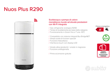 ARISTON NUOS PLUS S2 WiFi 80 WH