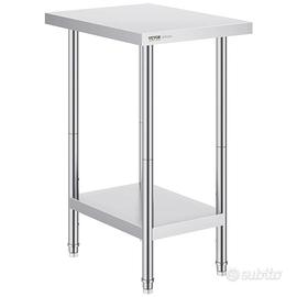 Tavolo Cucina Commerciale in Acciaio Inossidabile