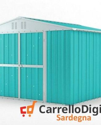 Box struttura lamiera Acciaio 327x307 azzurro