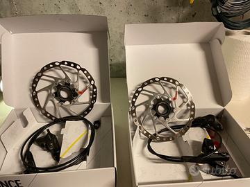 KIT FRENI COMLETI MTB SHIMANO DEORE M6100 + DISCHI