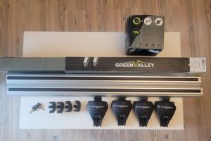 Barre portatutto con piedi quick antifurto