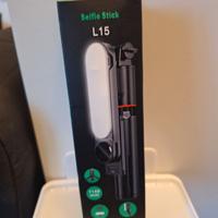 Treppiedi portatile per selfie ,con luce e bluetoo