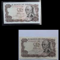 100 cien pesetas 1970 ×2 fate una proposta