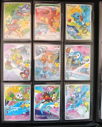 Lotto 9 carte Pokemon1° COMPAGNI D'AVVENTURA Ed.1°
