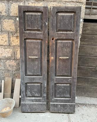 Portoncino legno massello