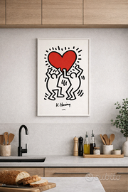 stampa artistica - Love Keith Haring