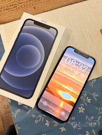 Iphone12  nero lucido 128