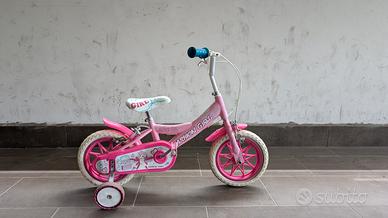 bicicletta bimba 12 pollici con rotelle