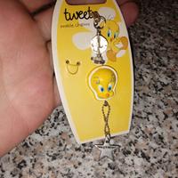 Ciondolo Tweety Mobile Charms Titti e Silvestro