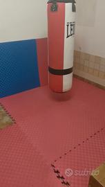 sacco boxe leone + tatami