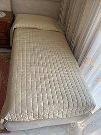 Letto singolo con rete elettrica