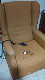 Poltrona massagiante e reclinabile