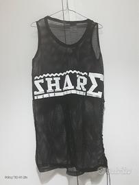 Canotta Mesh SHADE London - Nera con Scritta e Lac