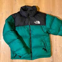 piumino the north face nuptse 700 verde taglia s