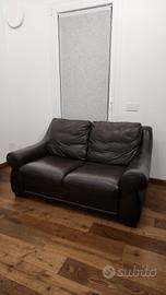 divano vera pelle casa sofà 