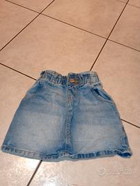Gonna jeans vintage Terranova 