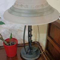 Lampada ferro battuto 