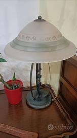 Lampada ferro battuto 