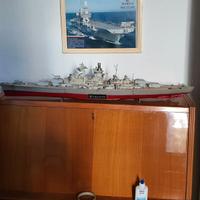 MODELLINO NAVE MILITARE TEDESCA "BISMARK"