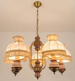 Lampadario vintage stile vittoriano 