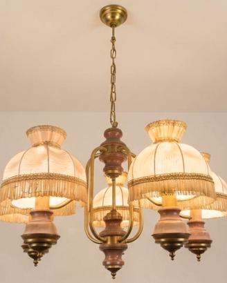 Lampadario vintage stile vittoriano 