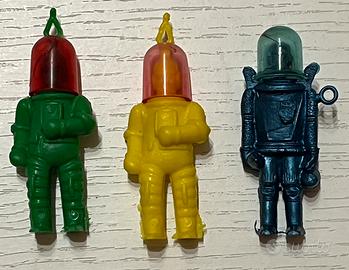 Soldatini Spaceman Plastica Vintage (3 Pezzi)