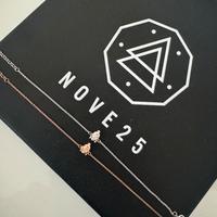 Braccialetto in argento placcato rosa Buddha