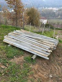 Pali di cemento per vigna