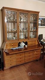 Mobile vintage anni 50 con vetrina e ribalta