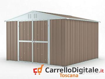 Box struttura lamiera Acciaio 327x307 tortora