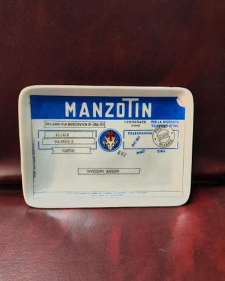 Rendiresto Manzotin 1959 ceramica. Esemplare unico