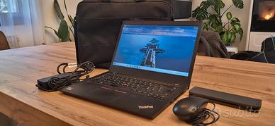 Lenovo ThinkPad L14 Gen1 + Dock Lenovo + Accessori