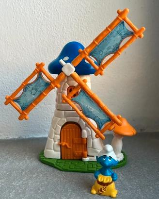 Mulino dei Puffi con Puffo Mugnaio Kinder 1996