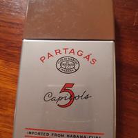 scatola in latta porta sigari portagas vintage 