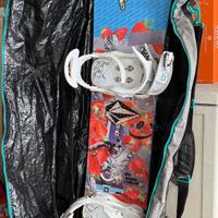 Snowboard Artec Venus ed attacchi Drake