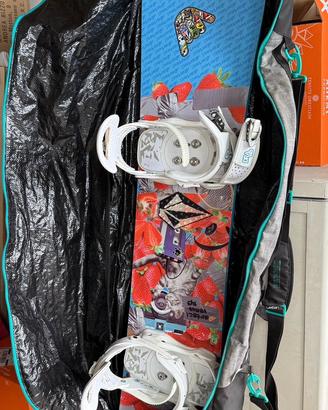 Snowboard Artec Venus ed attacchi Drake