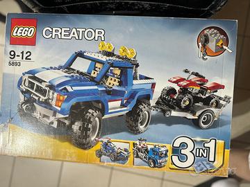 Lego creator 3 in 1 fuoristrada e quad