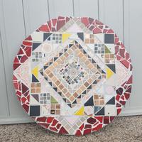 Rosone mosaico ceramica