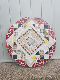 Rosone mosaico ceramica