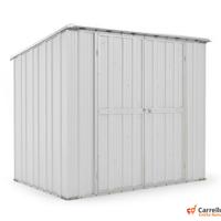 Casetta in lamiera box Acciaio 231x175 bianco