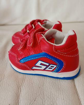 Scarpe sneakers primi passi Chicco n. 19 - Rosse