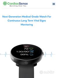 Cardiac sense watch orologio per monitor cardio